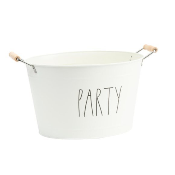 Rae Dunn Other - Rae Dunn Large PARTY Tin Drink Ice Bucket